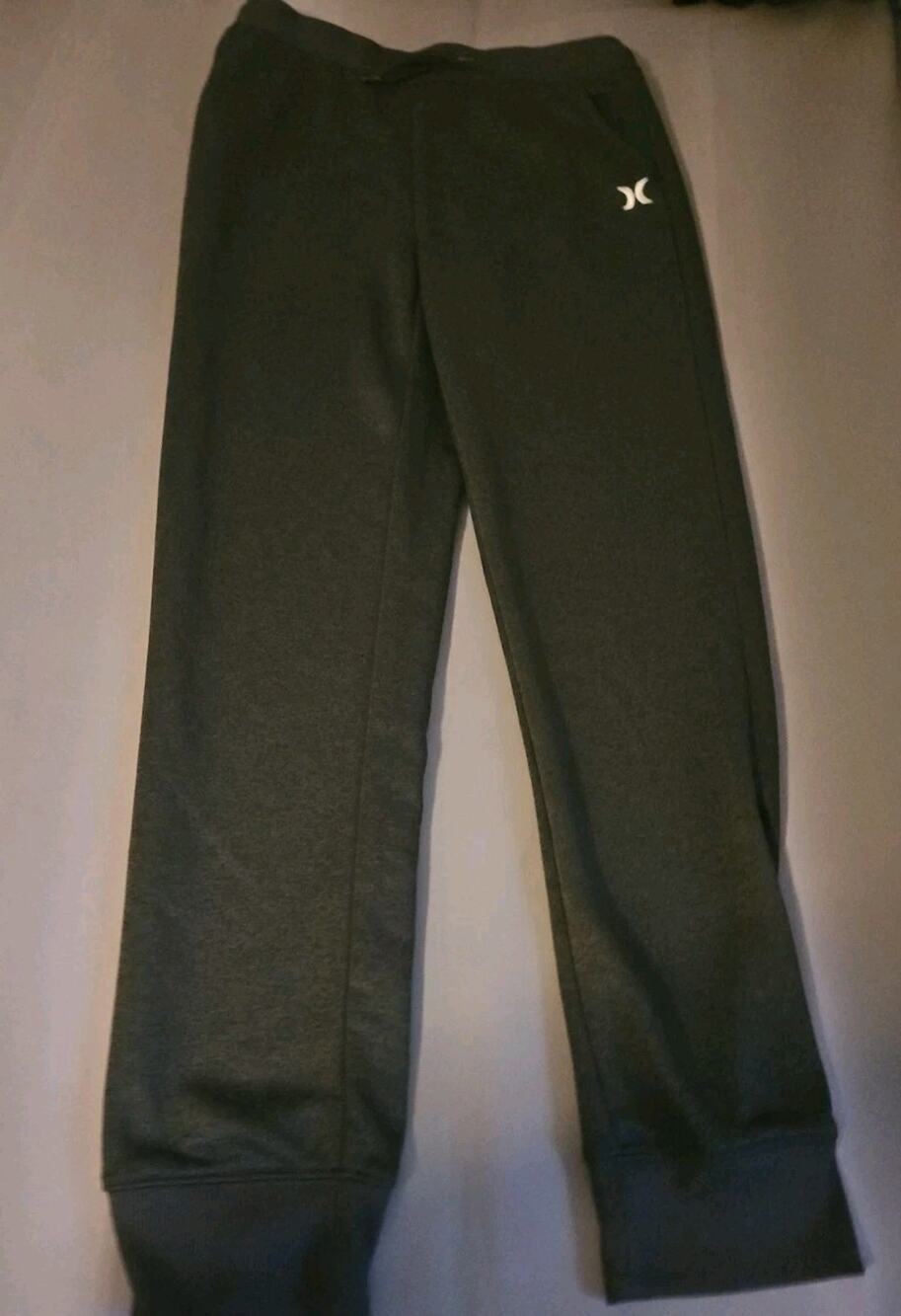 Hurley Activewear Pants Kids Gray L 14-16 H2O-DRI pockets
